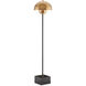 La Rue 36 inch 7.00 watt Brushed Brass/Black Table Lamp Portable Light