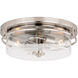 Addison LED 15 inch Satin Nickel Flush Mount Ceiling Light