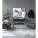 Console 48 X 15.7 X 30.7 inch Black/Silver Table & Stools