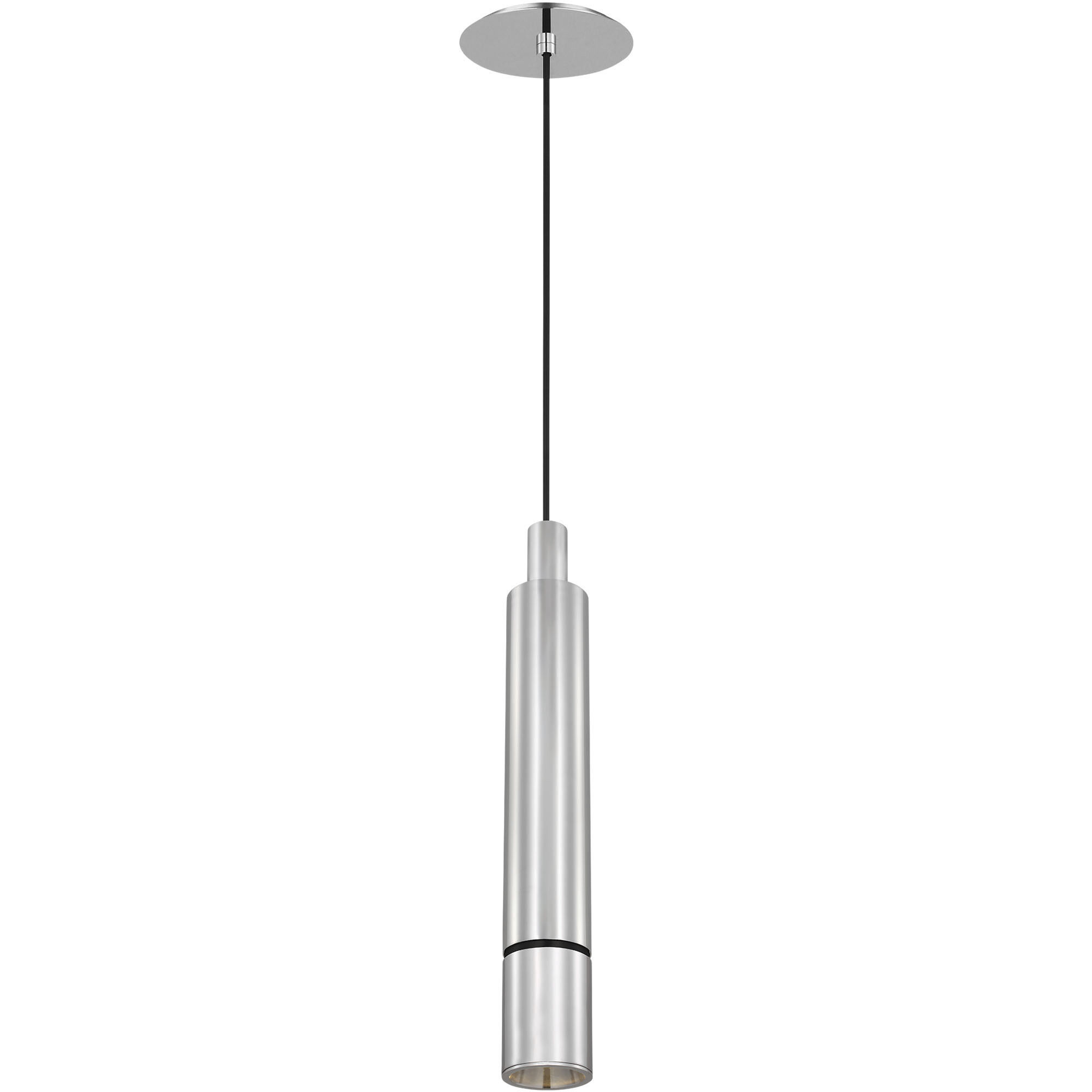 Mick De Giulio Sottile LED 3 inch Polished Stainless Steel Line-Voltage Pendant Ceiling Light