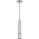 Mick De Giulio Sottile LED 3 inch Polished Stainless Steel Line-Voltage Pendant Ceiling Light