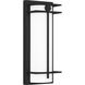 Syndall Outdoor Wall Lantern in Earth Black, Medium