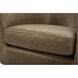 Oscy Brown Occasional Chair, Swivel Chair