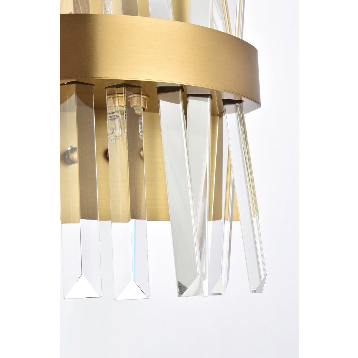 Serephina 2 Light 8 inch Satin Gold Bath Sconce Wall Light