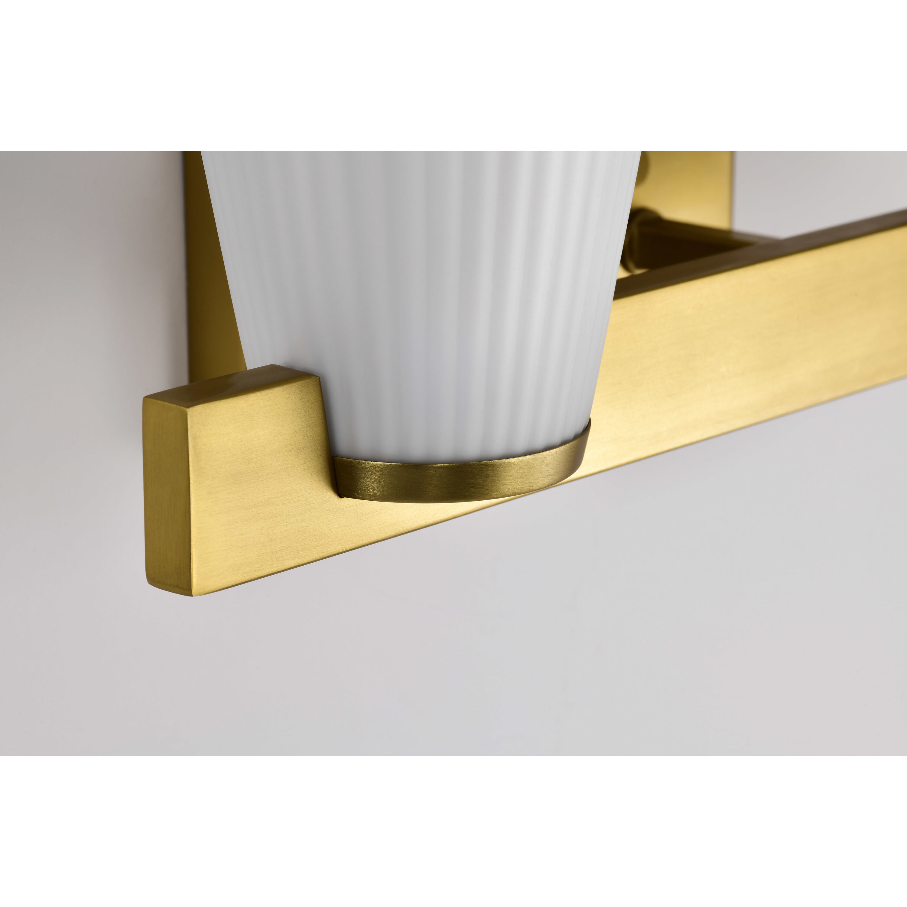 Royale 14.63 inch Burnished Brass Vanity Wall Light