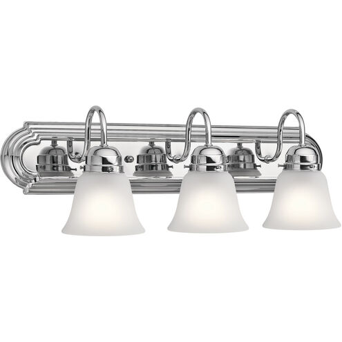 Independence 3 Light 24 inch Chrome Wall Mt Bath 3 Arm Wall Light