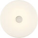 Tauten LED 12 inch Coal With Brushed Nickel Flush Mount Ceiling Light