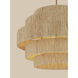 Caviana 6 Light 31 inch Signature Brass Pendant Ceiling Light