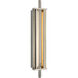 Thomas O'Brien Cilindro LED 4.25 inch Polished Nickel Reflector Sconce Wall Light, Large