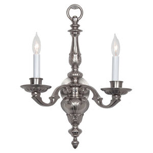 San Clemente 2 Light 17 inch Pewter Wall Sconce Wall Light