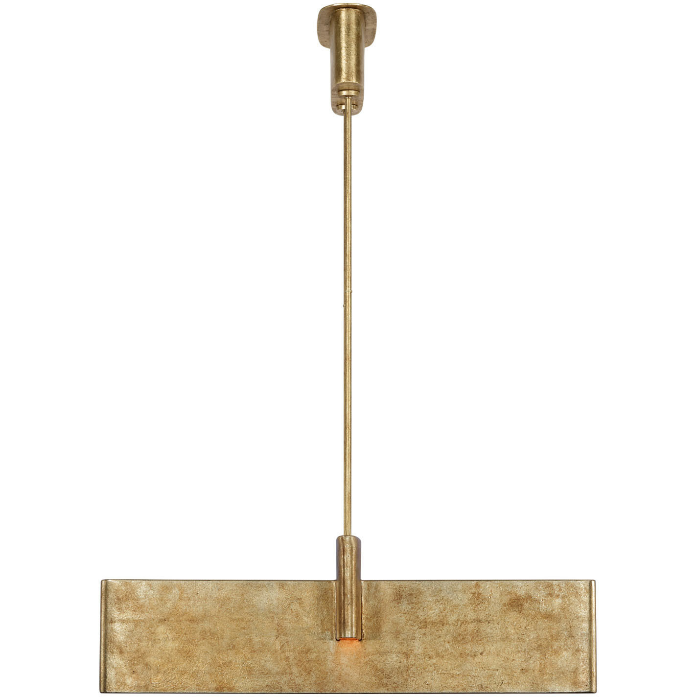 Kelly Wearstler Lotura LED 36 inch Museum Gild Intersecting Linear Pendant Ceiling Light