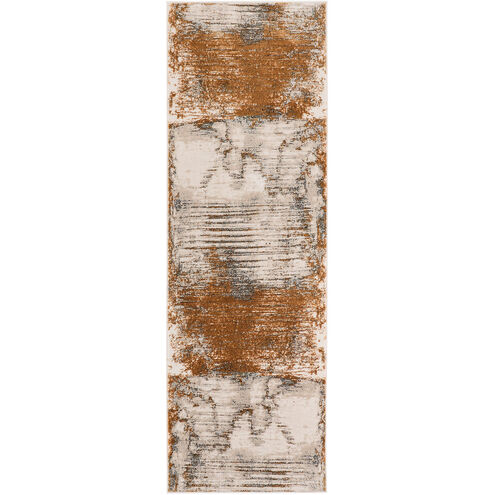 Artema 94 X 32 inch Earth Tones Rug in 2 x 8