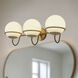 Alora Mood Alba 3 Light 24.13 inch Aged Gold Bath Vanity Light Wall Light