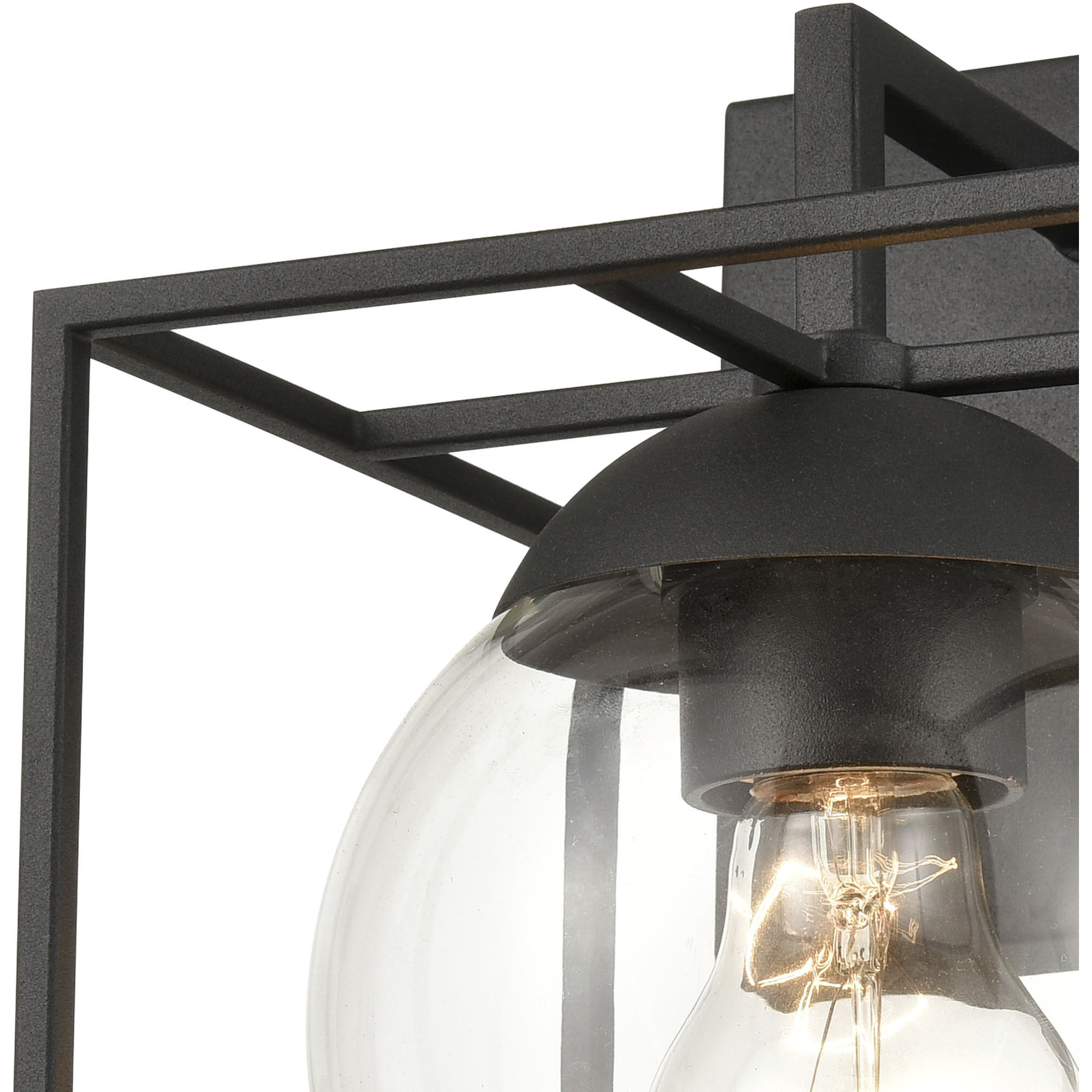 Cubed 1 Light 9 inch Charcoal Outdoor Wall Sconce