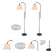Duane 66 inch 100 watt Dark Bronze Floor Lamp Portable Light