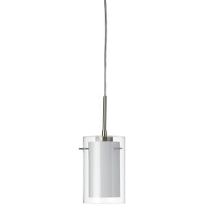 Modern LED 4.5 inch Satin Chrome Pendant Ceiling Light