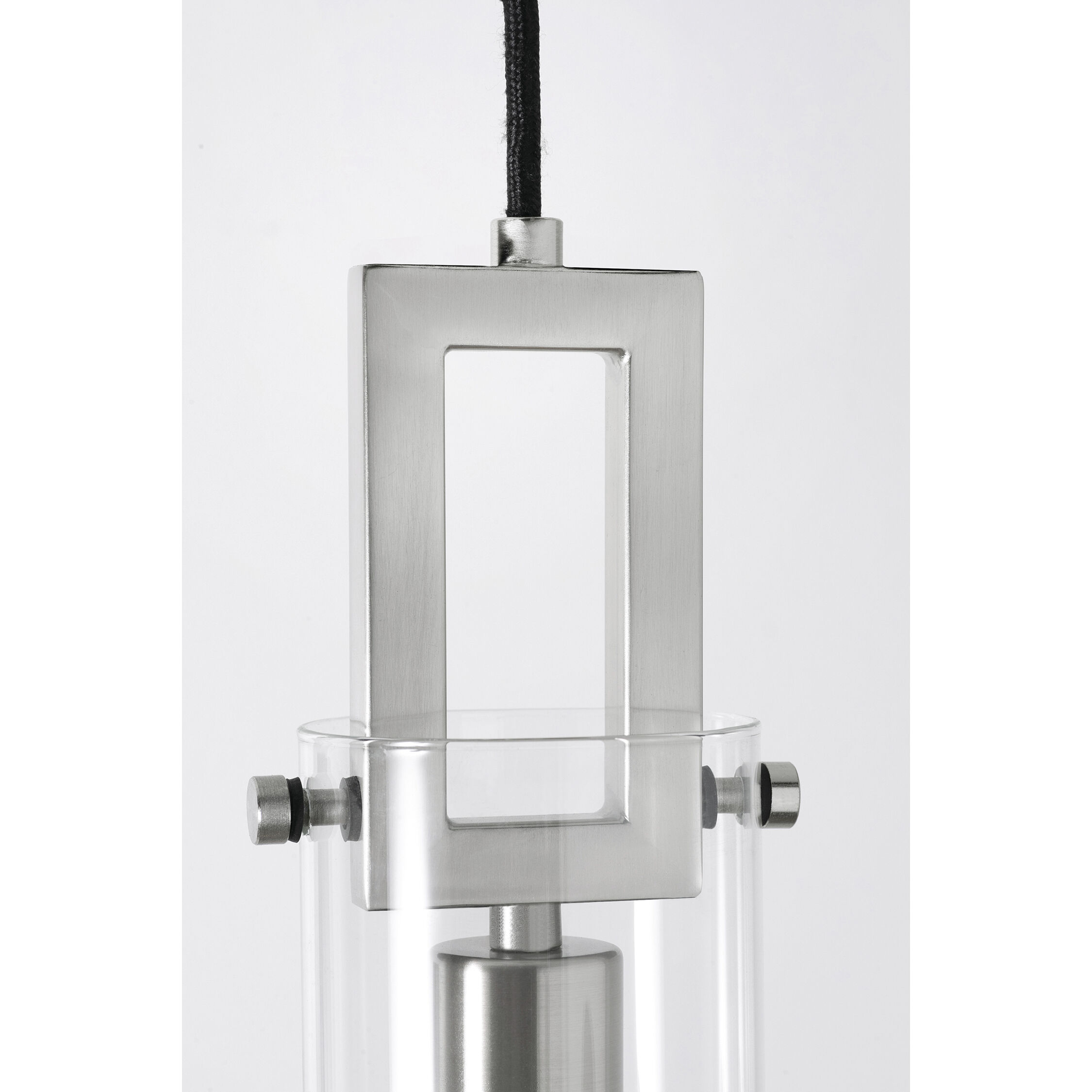 Houston Linear Pendant Ceiling Light in Satin Nickel