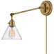 Arti 1 Light 7.75 inch Heritage Brass Indoor Wall Sconce Wall Light in Heritage Brass / Clear