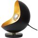 Luna Bella 13 inch 23 watt Black Accent Table Lamp Portable Light in Black and Gold