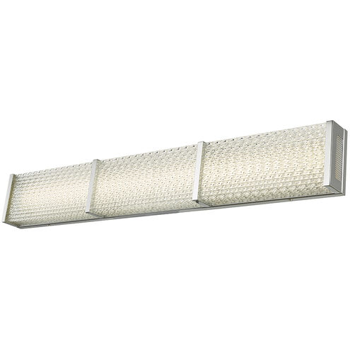 Evoke LED 32 inch Chrome Vanity Bar Light Wall Light