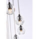 Eren 18 Light 19.7 inch Black Pendant Ceiling Light