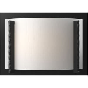 Forged Vertical Bars 1 Light 12.5 inch Black ADA Sconce Wall Light