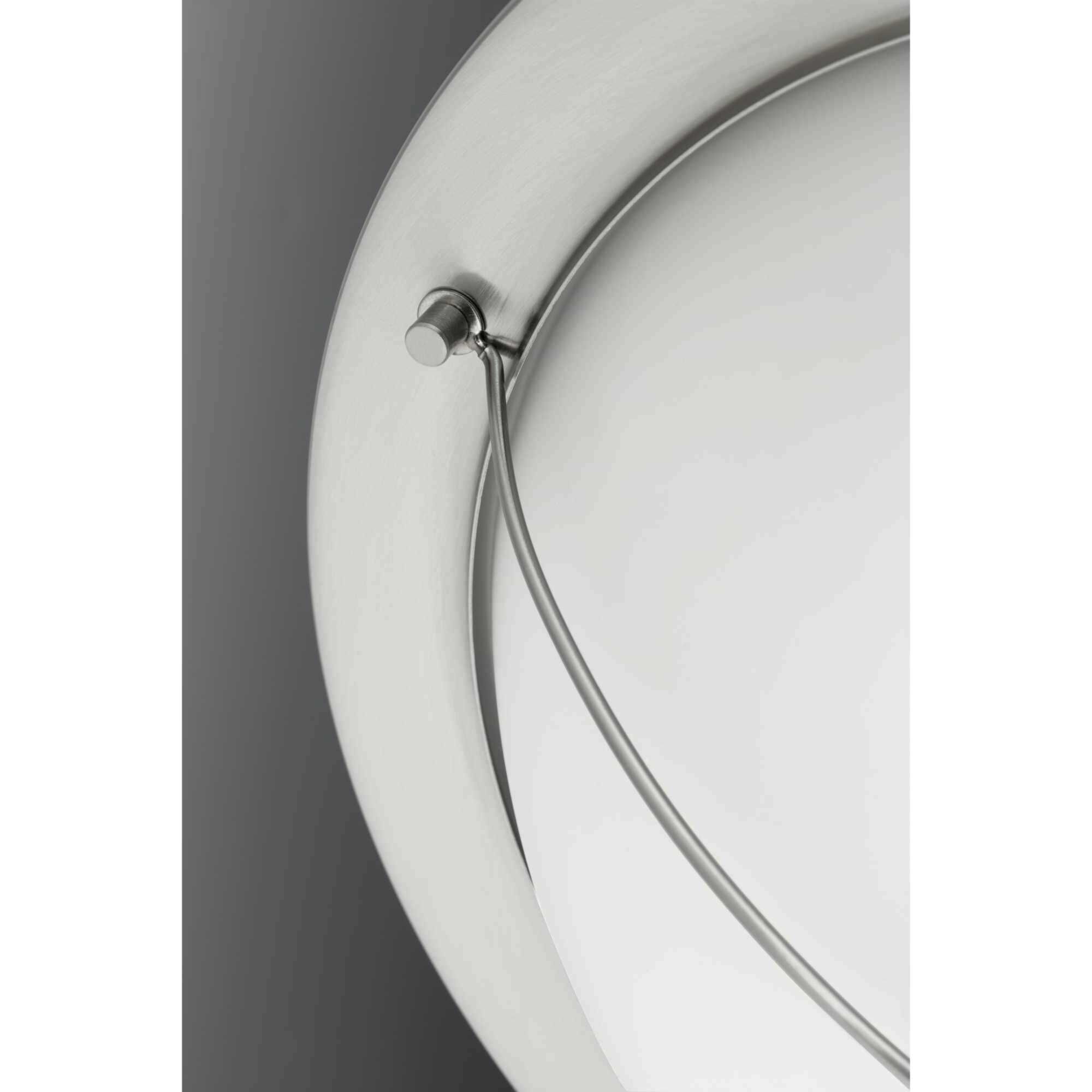 Portal LED LED 13 inch Brushed Nickel Flush Mount Ceiling Light, Progress LED