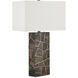 Carina 28 inch 150.00 watt Natural and Brass Table Lamp Portable Light