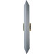 Pauldron LED 30 inch Silica Outdoor Wall Light