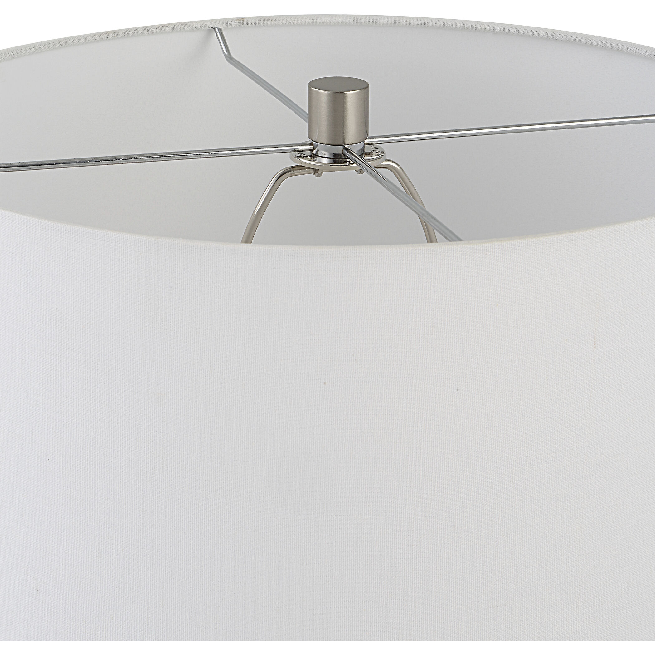 Rosa 29 inch 150.00 watt Blush Pink Glass with Brushed Nickel and Crystal Table Lamp Portable Light