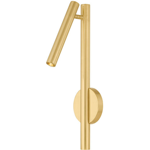 Circleville LED 5.25 inch Aged Brass Wall Sconce Wall Light