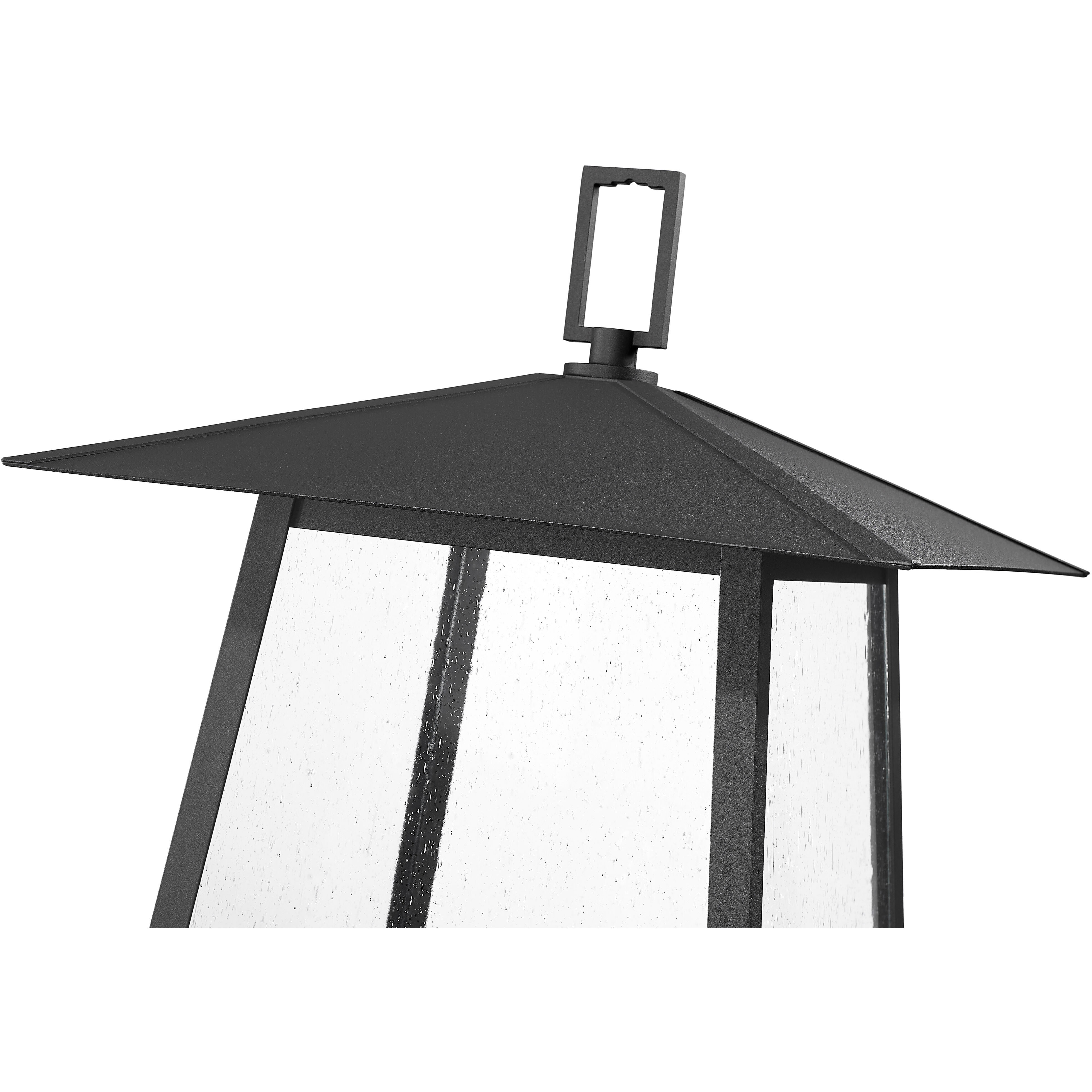 Rainer 5 Light 121.5 inch Black Outdoor Post Mounted Fixture in G9