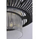 Aviary LED 21 inch Anthracite Single Pendant Ceiling Light