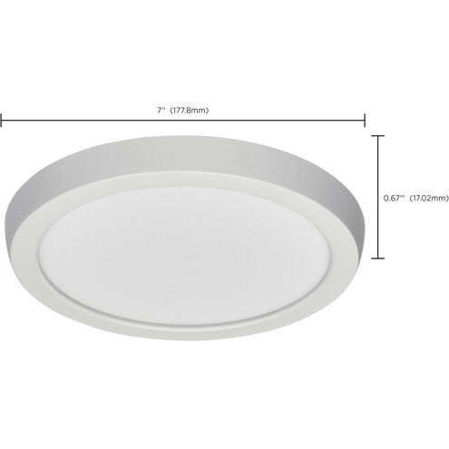Blink LED 7 inch White Edge Lit Ceiling Light