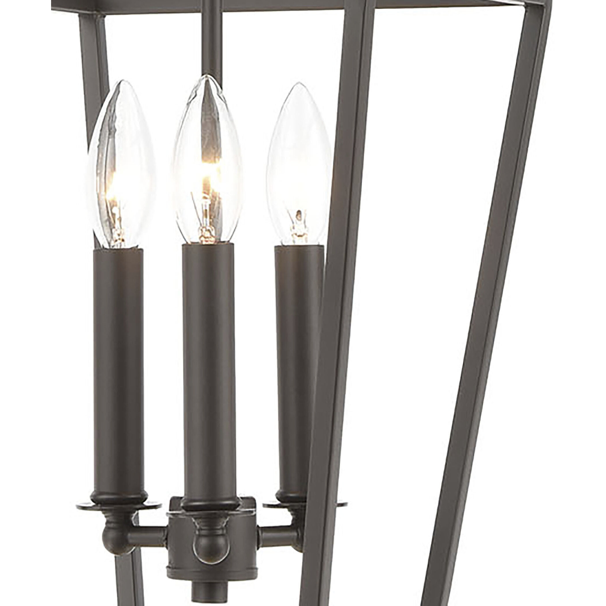 Fairfax 3 Light 9 inch Oil Rubbed Bronze Mini Pendant Ceiling Light
