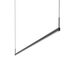 Thin-Line LED 72 inch Satin Black Pendant Ceiling Light