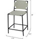 Asher 36 inch Grey Counter Stool
