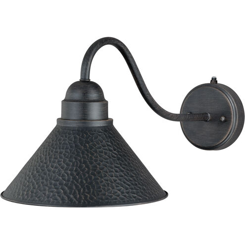 Outland LED 9.5 inch Aged Iron and Light Gold Outdoor Wall