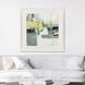 Spring Light Green and Blue and Multi and White Framed Art