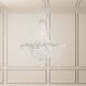 Chrysalita 6 Light 25 inch Polished Stainless Steel Chandelier Ceiling Light in Spectra