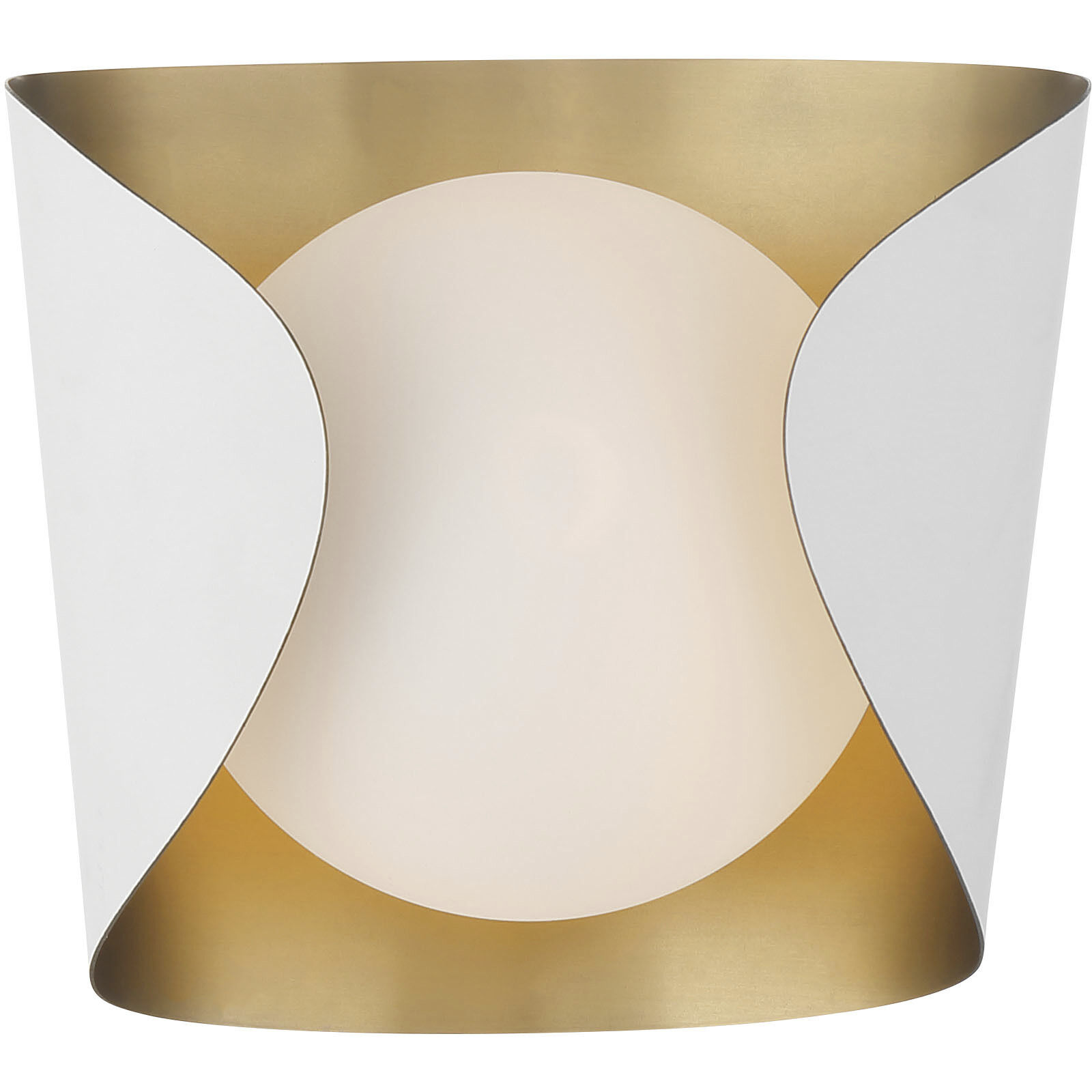 Flare 1 Light 8.5 inch Sand White Vanity Light Wall Light
