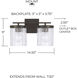 Vaughn 2 Light 14.5 inch Oil Rubbed Bronze Vanity Light Wall Light