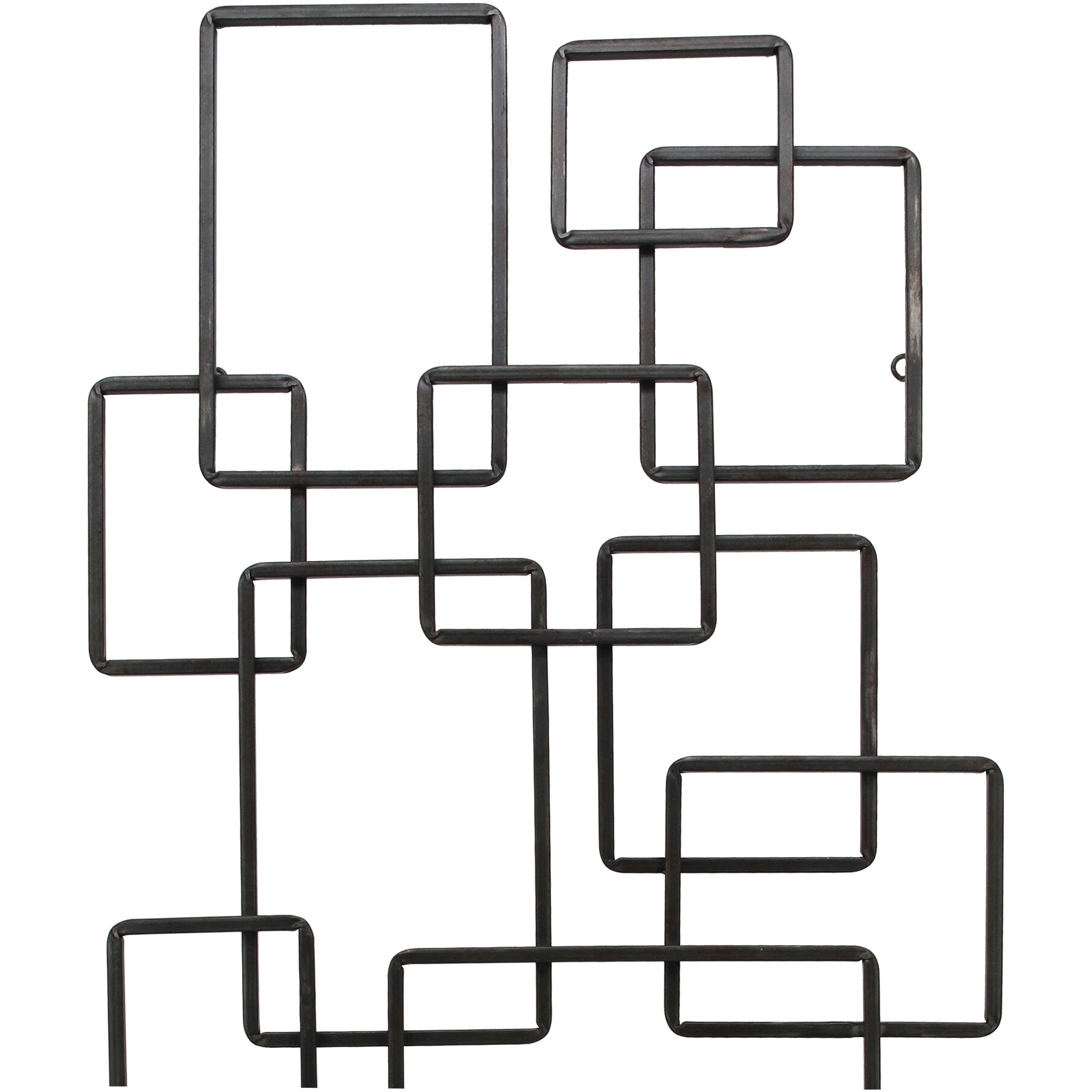 Squares Black Wall Décor