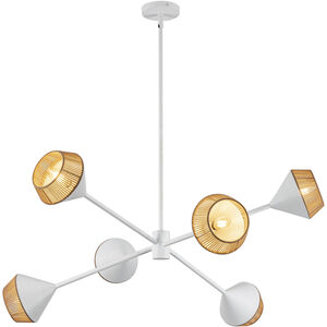 Alora Mood Daphne 6 Light 37.50 inch Chandelier