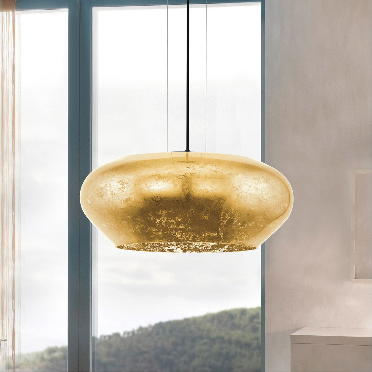 Priorat 3 Light 19.61 inch Gold Mini Pendant Ceiling Light