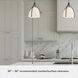 Arcelia 1 Light 12 inch Alturas Gold Pendant Ceiling Light, Medium