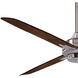 Rudolph 52 inch Brushed Nickel/Medium Maple with Medium Maple Blades Ceiling Fan