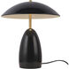 Alora Mood Poppy 13.88 inch 8 watt Glossy Black Table Lamp Portable Light
