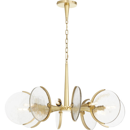 Alton 8 Light 34 inch Aged Brass Chandelier Ceiling Light