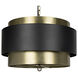 Demetrius 4 Light 24 inch Antique Brass Pendant Ceiling Light